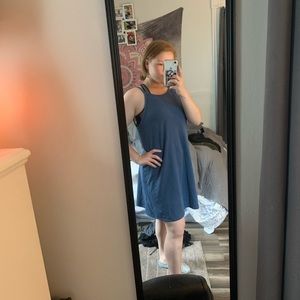 Simple light blue dress
